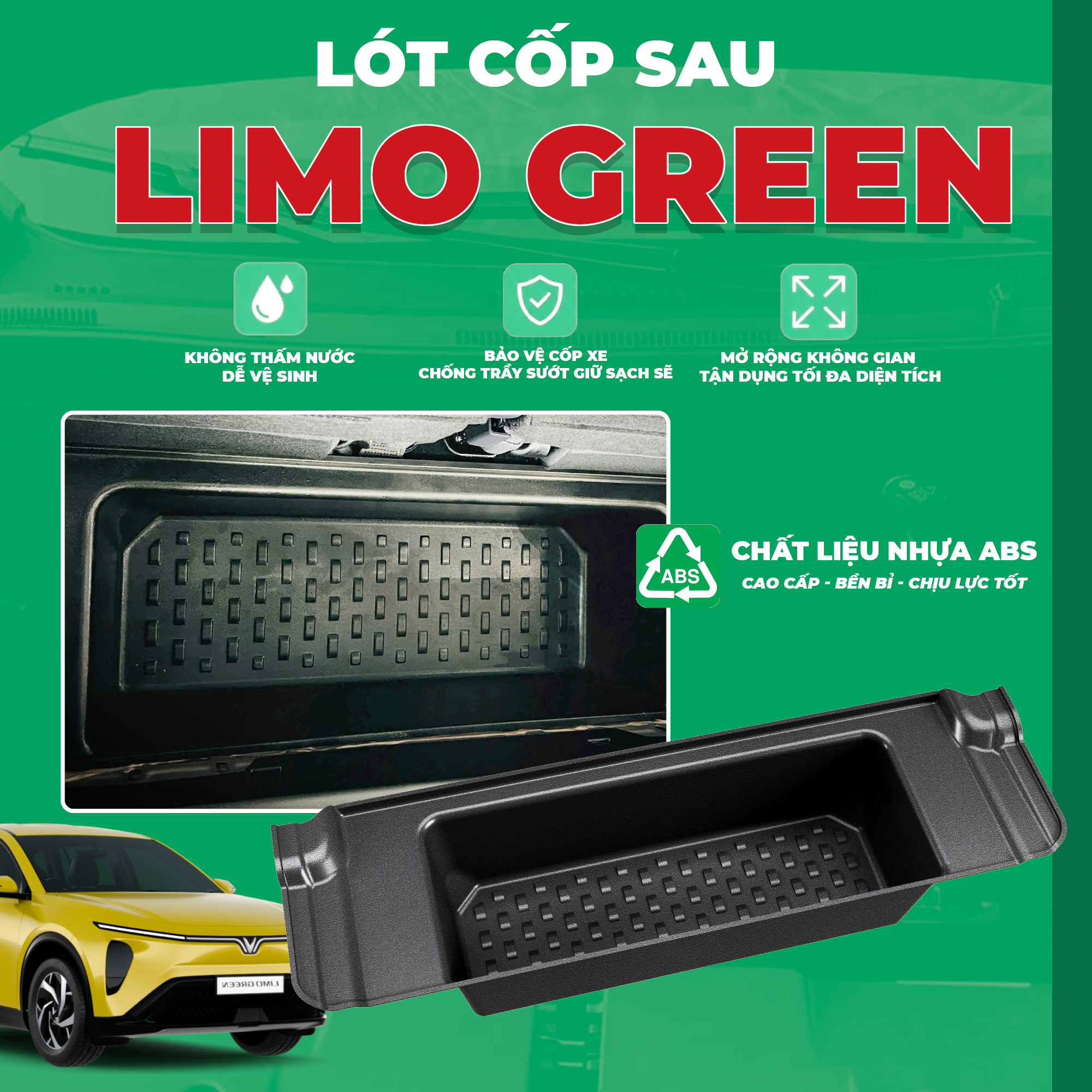 Cốp Chìm VinFast Limo Green